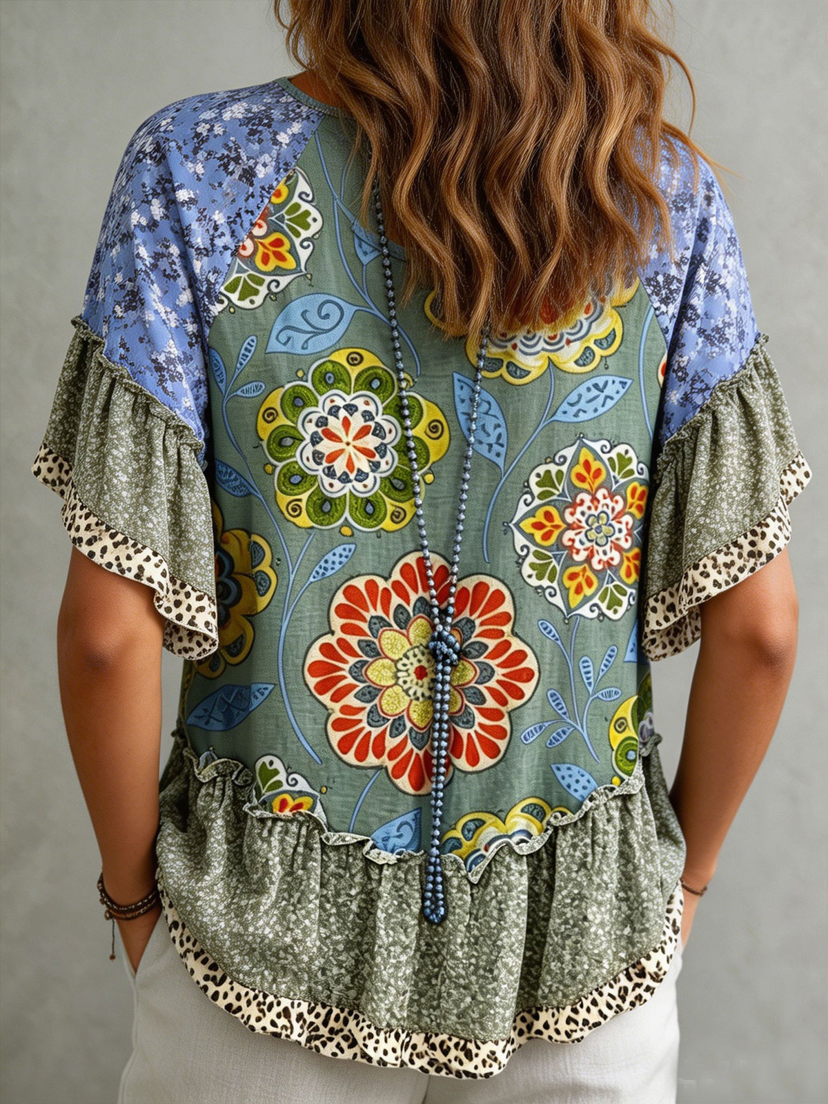 Women's Vintage Short Sleeve Shirt