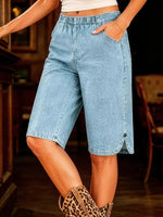 Women's Retro Casual Denim Shorts