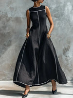 Women's Casual Fashion Sleeveless Cotton Dress