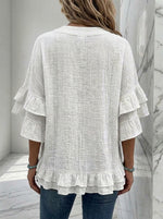 Vintage Patchwork Cotton And Linen Shirt