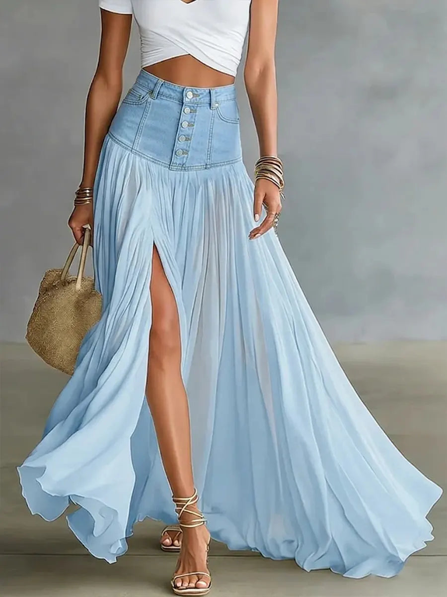 Women's Casual Fashion Denim Skirt