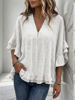 Vintage Patchwork Cotton And Linen Shirt