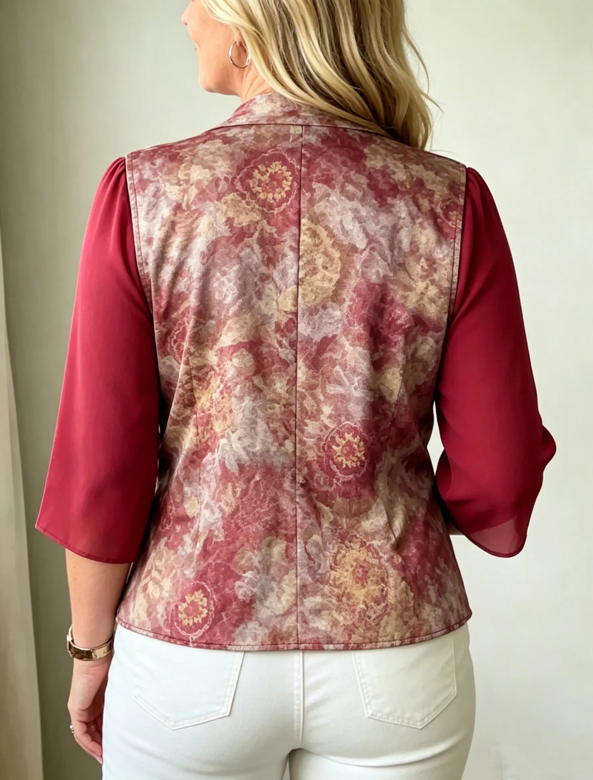 Women's Vintage Elegance Chinese Tang Suit Inspired Blouse Top