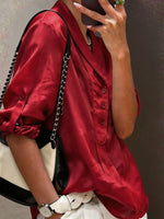 Women's Retro Long-sleeve Shirt