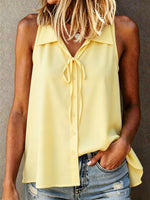 Women's Casual Sleeveless Vest Shirt Top
