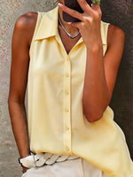 Women's Casual Sleeveless Vest Shirt Top